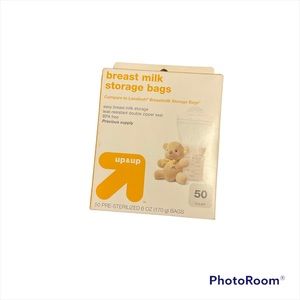 Breast milk storage bags